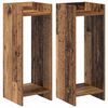 vidaXL Stojan na rostliny s polic&iacute; 2 pcs Star&eacute; dřevo 30 x 30 x 80 cm