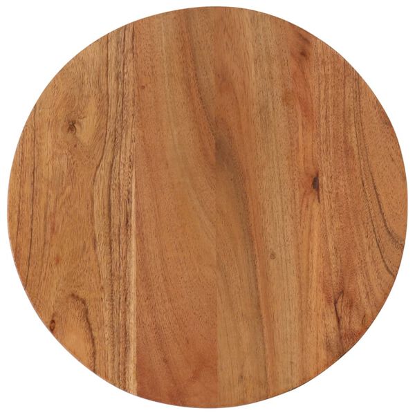 vidaXL Konferenčn&iacute; stolek 35x35x30 cm masivn&iacute; ak&aacute;ciov&eacute; dřevo a železo