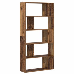 vidaXL Knihovna 80 x 24 x 159 cm Kompozitn&iacute; dřevo Star&eacute; dřevo