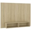 vidaXL N&aacute;stěnn&aacute; TV skř&iacute;ňka dub sonoma 120 x 23,5 x 90 cm dřevotř&iacute;ska