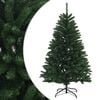 vidaXL Uměl&yacute; Skl&aacute;dac&iacute; V&aacute;nočn&iacute; Strom 120 cm PVC Středně zelen&aacute;
