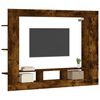 vidaXL TV skř&iacute;ňka kouřov&yacute; dub 152 x 22 x 113 cm kompozitn&iacute; dřevo