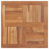 vidaXL Stoln&iacute; deska masivn&iacute; teakov&eacute; dřevo čtvercov&aacute; 80 x 80 x 2,5 cm