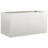 vidaXL Truhl&iacute;k 80x40x40 cm nerezov&aacute; ocel