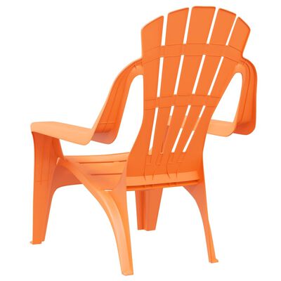 vidaXL Zahradní židle 2 ks pro děti oranžové 37x34x44 cm vzhled dřeva
