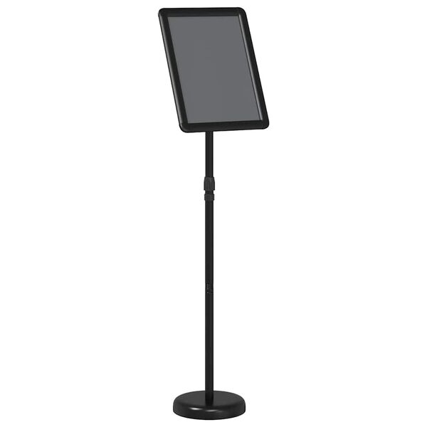 vidaXL St&aacute;nky pro veletrhy Čern&aacute; 25 x 25 x 125 cm Hlin&iacute;k