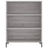 vidaXL Skř&iacute;ň highboard &scaron;ed&aacute; sonoma 69,5 x 34 x 180 cm kompozitn&iacute; dřevo