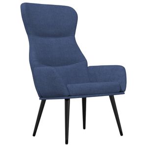 vidaXL Relaxačn&iacute; křeslo modr&eacute; textil