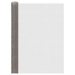 vidaXL S&iacute;ťovina 120 x 200 cm 3 Mesh Nerezov&aacute; ocel 201 Stř&iacute;brn&aacute;