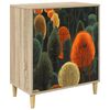 vidaXL Př&iacute;born&iacute;k ZAANDAM Tisk na les 66 x 36,5 x 75 cm Sonoma