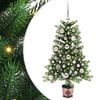 vidaXL V&aacute;nočn&iacute; stromeček s 150 LED diodami s stojanem Zelen&aacute; 90 cm PE