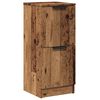 vidaXL Př&iacute;born&iacute;k old wood 30 x 30 x 70 cm kompozitn&iacute; dřevo