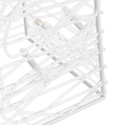 vidaXL Sada akrylových světelných LED kuželů studená bílá 30/45/60 cm