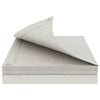 vidaXL Plachta s oky B&iacute;l&aacute; 2 x 3 m 90 gsm PE