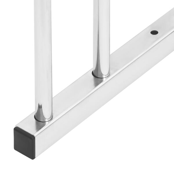 vidaXL Stojan na kola pro 2 kola pozinkovaná ocel