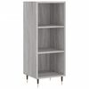 vidaXL Skř&iacute;ň highboard &scaron;ed&aacute; sonoma 34,5 x 34 x 180 cm kompozitn&iacute; dřevo