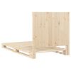 vidaXL R&aacute;m postele s čelem 100 x 200 cm masivn&iacute; borov&eacute; dřevo