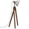 vidaXL Stojac&iacute; lampa 25 W vintage stř&iacute;brn&aacute; 45 x 45 x 120 cm E27