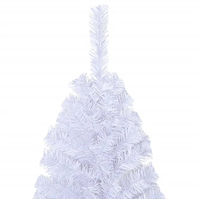 vidaXL Umělý vánoční stromek s hustými větvemi bílý 120 cm PVC