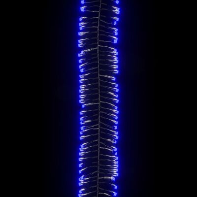 vidaXL Světelný LED řetěz trs s 1 000 LED diodami modrý 11 m PVC