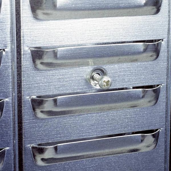 Raaco N&aacute;stěnn&yacute; panel 2 ks s 24 přihr&aacute;dkami 181228