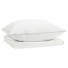 vidaXL Sada přikr&yacute;vek s 90% hus&iacute;m peř&iacute;m FULDA 2 pcs 135 x 200 cm L&eacute;to