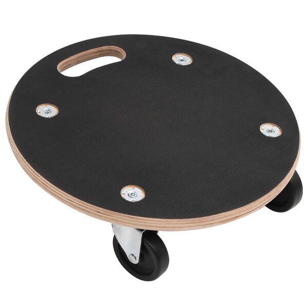 vidaXL Transportn&iacute; voz&iacute;k 6 pcs &Scaron;ed&aacute; Překližka