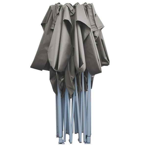 vidaXL Skl&aacute;dac&iacute; party stan nůžkov&yacute; 3 x 4,5 m antracitov&yacute;