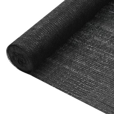 vidaXL Stínící tkanina černá 1,5 x 25 m HDPE 75 g/m²