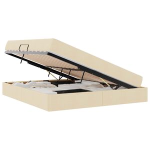 vidaXL Postel s &uacute;ložn&yacute;m prostorem a matrac&iacute; Kr&eacute;mov&aacute; 160 x 200 cm