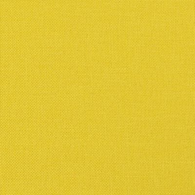 vidaXL Polohovací křeslo světle žluté textil