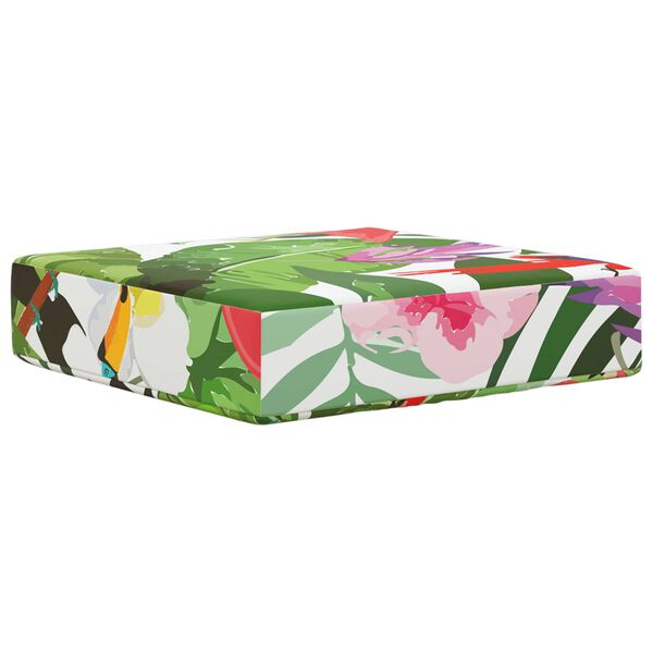 vidaXL Venkovn&iacute; sedac&iacute; pol&scaron;t&aacute;ř pestr&aacute; 40 x 40 x 8 cm 100% polyester