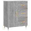 vidaXL Skř&iacute;ň highboard &scaron;ed&aacute; sonoma 69,5 x 34 x 180 cm kompozitn&iacute; dřevo
