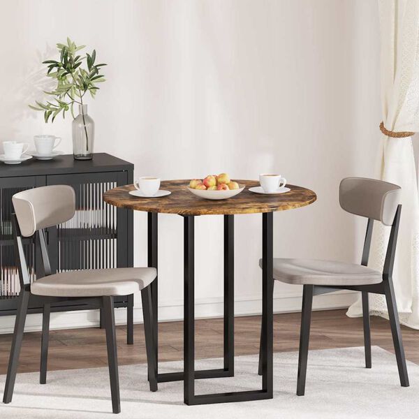 vidaXL Deska stolu Kouřov&yacute; dub 80 x 80 x 1,5 cm kompozitn&iacute; dřevo