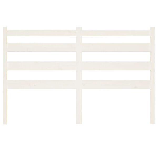 vidaXL Čelo postele b&iacute;l&eacute; 166 x 4 x 100 cm masivn&iacute; borovice