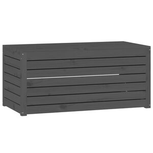 vidaXL Zahradn&iacute; box &scaron;ed&yacute; 101 x 50,5 x 46,5 cm masivn&iacute; borov&eacute; dřevo