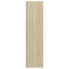 vidaXL Nástěnná TV skříňka dub sonoma 37 x 37 x 142,5 cm dřevotříska