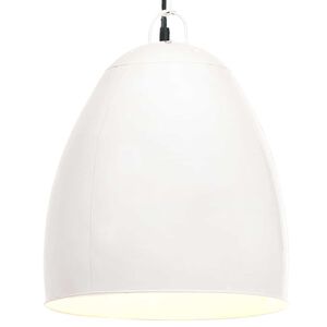 vidaXL Industri&aacute;ln&iacute; z&aacute;věsn&eacute; sv&iacute;tidlo 25 W b&iacute;l&eacute; kulat&eacute; 42 cm E27