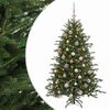 vidaXL Uměl&yacute; v&aacute;nočn&iacute; stromek s v&aacute;nočn&iacute;mi koulemi 120 cm 150 LED