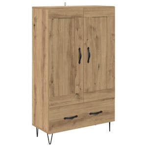 vidaXL Vysok&yacute; bufet Artisanov&yacute; dub 69,5 x 31 x 115 cm kompozitn&iacute; dřevo