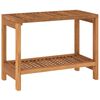 vidaXL Odkl&aacute;dac&iacute; stolek do koupelny 60x30x45 cm masivn&iacute; teakov&eacute; dřevo