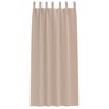vidaXL Z&aacute;věsy na zatemněn&iacute; s kroužky 2 pcs Taupe 225 x 140 cm