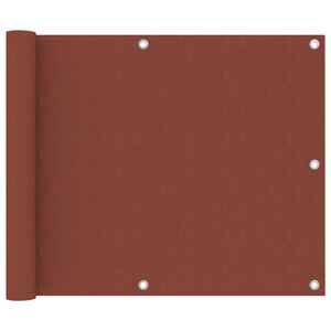 vidaXL Balk&oacute;nov&aacute; z&aacute;stěna cihlov&aacute; 75 x 300 cm oxfordsk&aacute; l&aacute;tka