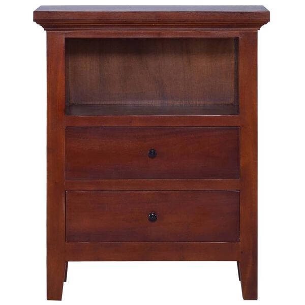 vidaXL Odkl&aacute;dac&iacute; skř&iacute;ňka klasicky hněd&aacute; 60x30x75 cm masivn&iacute; mahagon