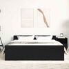vidaXL R&aacute;m postele bez matrace čern&yacute; dub 150x200 cm kompozitn&iacute; dřevo