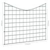 vidaXL Zahradní plot s obloukem dolů 77,5 x 64 cm zelený