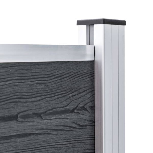 vidaXL Plotov&eacute; sloupky 3 ks hlin&iacute;k 185 cm