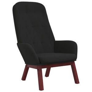 vidaXL Relaxačn&iacute; křeslo čern&eacute; samet