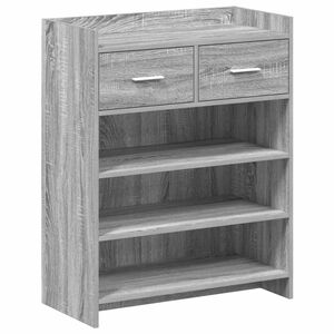 vidaXL Skř&iacute;ň na obuv 73,5 x 36 x 92 cm Kompozitn&iacute; dřevo &Scaron;ed&yacute; Sonoma