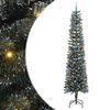 vidaXL Uměl&yacute; v&aacute;nočn&iacute; stromeček Zelen&aacute; 240 cm PVC, plast a ocel